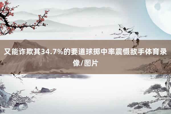 又能诈欺其34.7%的要道球掷中率震慑敌手体育录像/图片