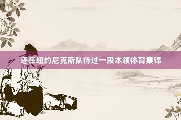 还在纽约尼克斯队待过一段本领体育集锦