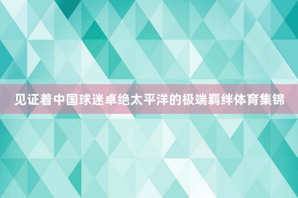 见证着中国球迷卓绝太平洋的极端羁绊体育集锦