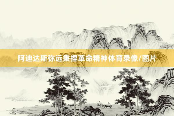 阿迪达斯弥远秉捏革命精神体育录像/图片