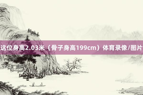 这位身高2.03米（骨子身高199cm）体育录像/图片