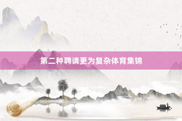 第二种聘请更为复杂体育集锦
