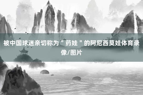 被中国球迷亲切称为＂药娃＂的阿尼西莫娃体育录像/图片