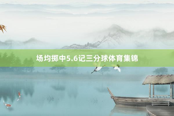 场均掷中5.6记三分球体育集锦