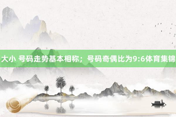 大小 号码走势基本相称；号码奇偶比为9:6体育集锦