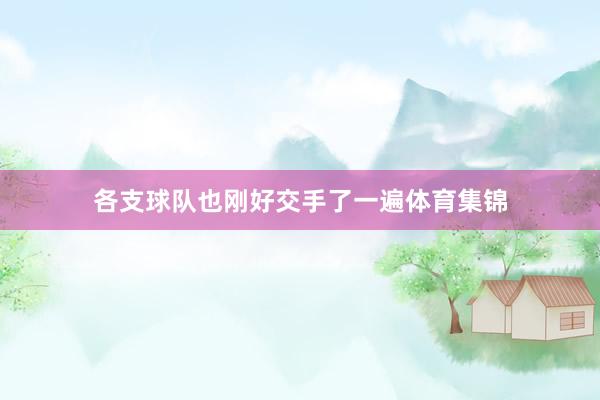 各支球队也刚好交手了一遍体育集锦