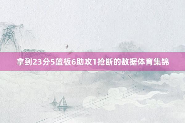 拿到23分5篮板6助攻1抢断的数据体育集锦