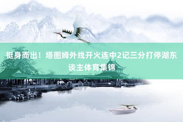 挺身而出！塔图姆外线开火连中2记三分打停湖东谈主体育集锦