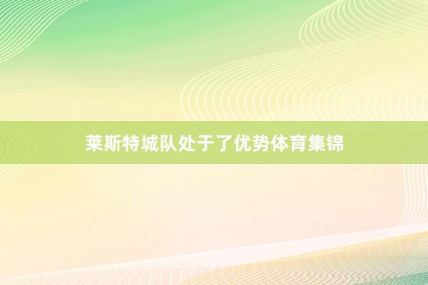 莱斯特城队处于了优势体育集锦