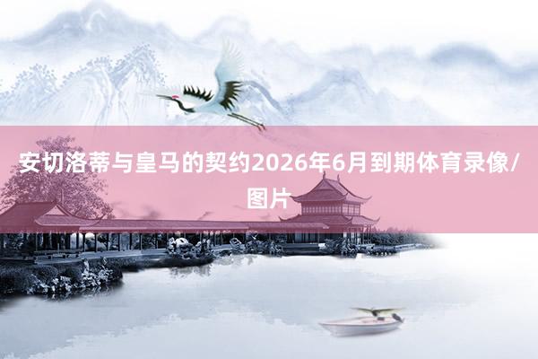 安切洛蒂与皇马的契约2026年6月到期体育录像/图片