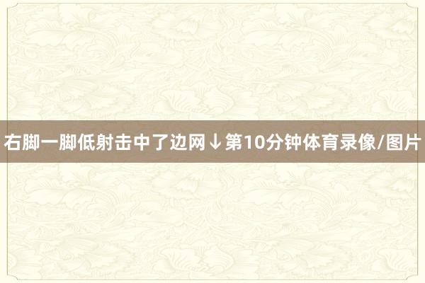 右脚一脚低射击中了边网↓第10分钟体育录像/图片