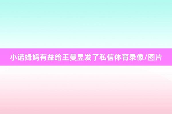 小诺姆妈有益给王曼昱发了私信体育录像/图片